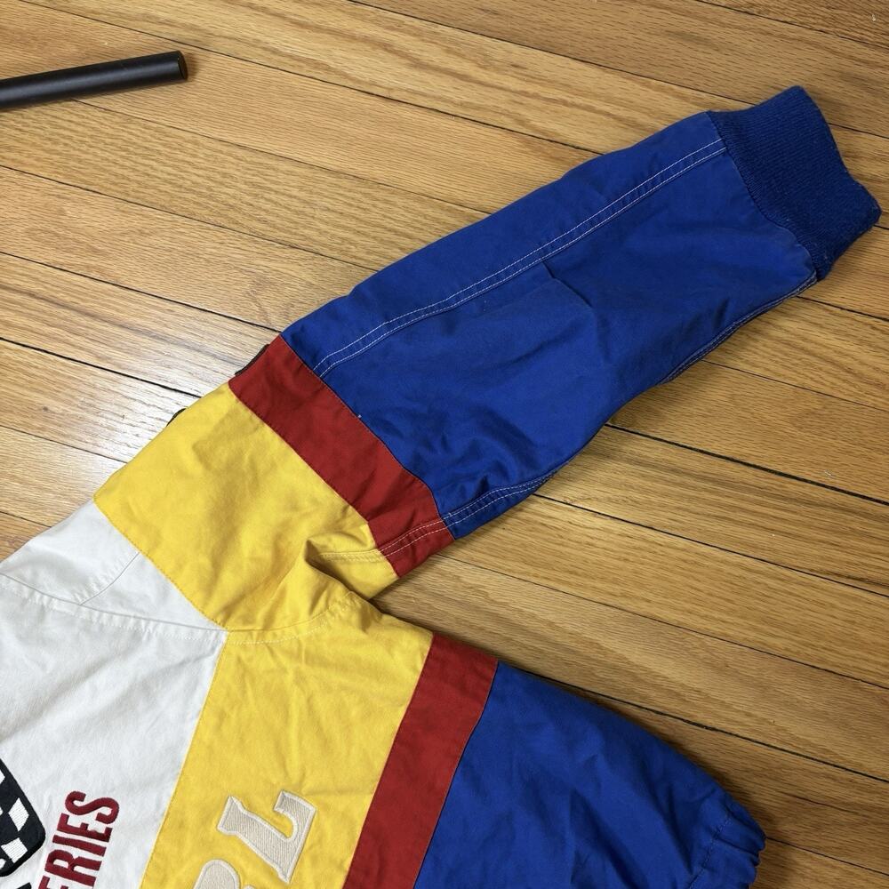 Polo Ralph Lauren USRL Racing NASCAR Canvas Bomber Jacket Size Medium Multicolor - Picture 14 of 15